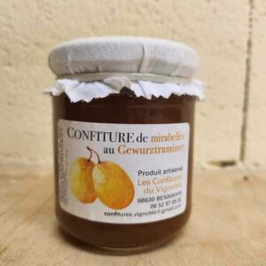 Confiture : Mirabelles au Gewurztraminer - 250g
