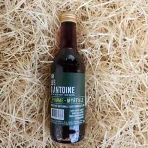 Jus de pomme et myrtille en 25 cl et