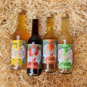 Jus artisanal - 33cl - GREEN GO - LOT DE 4 BOUTEILLES